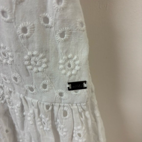 Mexx White Eyelet Mini Dress - Picture 4 of 5